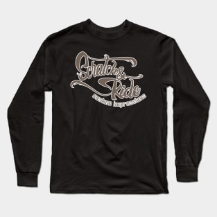 Scratch & Ride Brand (Medium Brown Logo) Long Sleeve T-Shirt